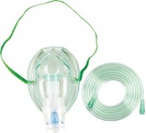 Mask with nebulizer bottle & O2 tubing-1