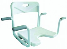 Aluminum Bath Seat With Backrest