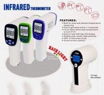 IR Non- Contact Forehead & Ambient Thermometer.