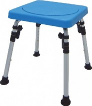 Bath Bench, Rotating Seat, Individual Folding Legs