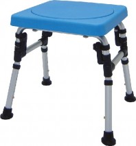 Bath Bench, Rotating Seat, Parallel Folding Legs