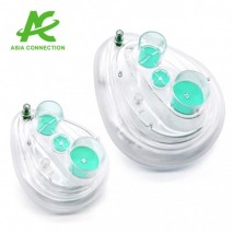 Twin Port CPAP Mask with One Valve